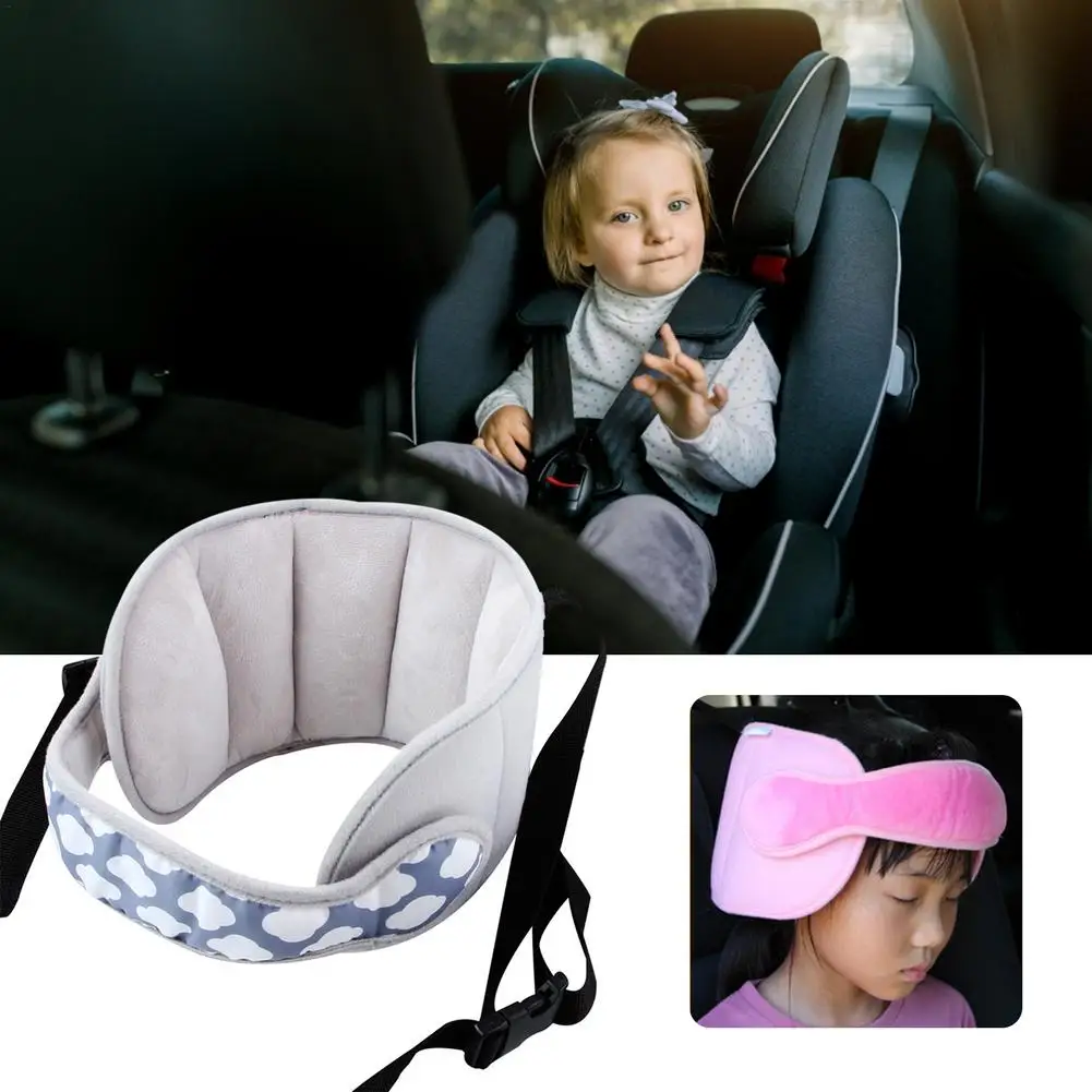 Universal Car Seat Headrest Sleep Aid Belt Children Adjustable Head Support Fixed Head Pillow Car Interior Accessories For Kids