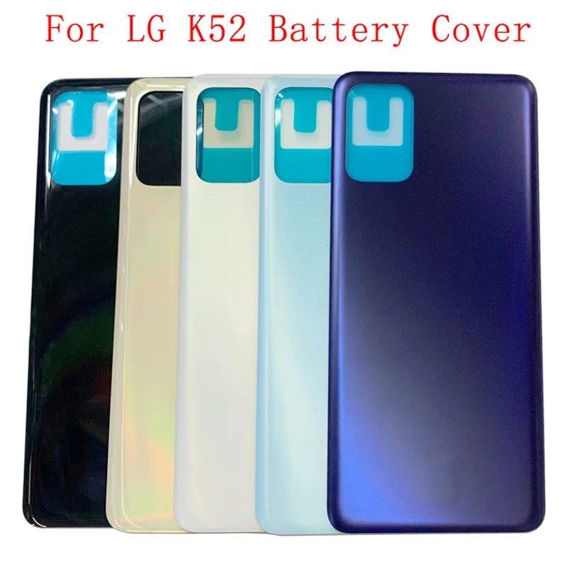 

Крышка батарейного отсека задняя крышка для LG K52 LMK520 K62 K62 Plus LMK525 Крышка батарейного отсека со средней рамкой с логотипом Запасная часть