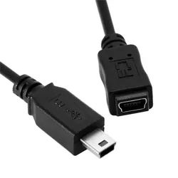 Mini USB B Typ 5pin rozszerzenie męskie i żeńskie kabel 25cm 50cm 150cm