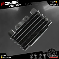 6 Row Universal Motorcycle Engine Oil Radiator Aluminum Oil Cooler Cooling for 125CC-250CC Scooter Go Cart Modified Parts