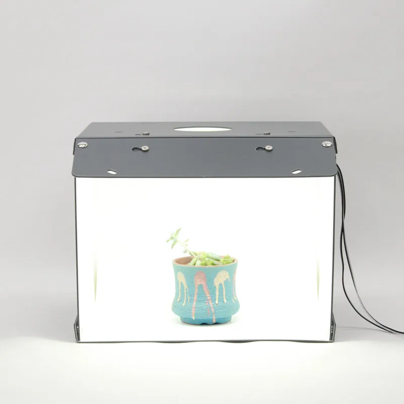 New SANOTO Mini Photo Studio Box Photography Backdrop portable Softbox LED Light Photo Box fold Photo Studio Soft Box