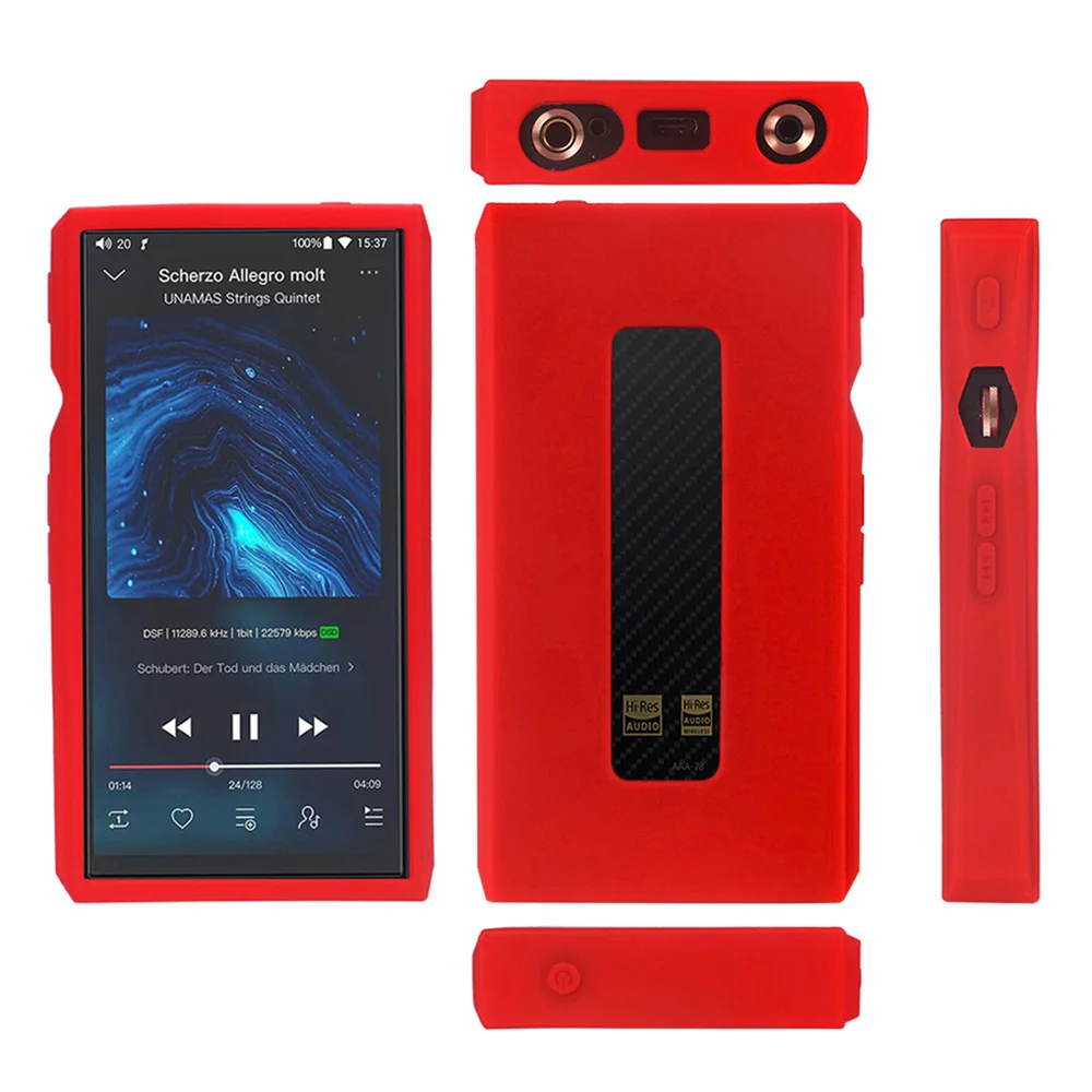 Miękkie silikonowe etui ochronne do odtwarzacza muzycznego Fiio M11 / M11 pro MP3, akcesoria