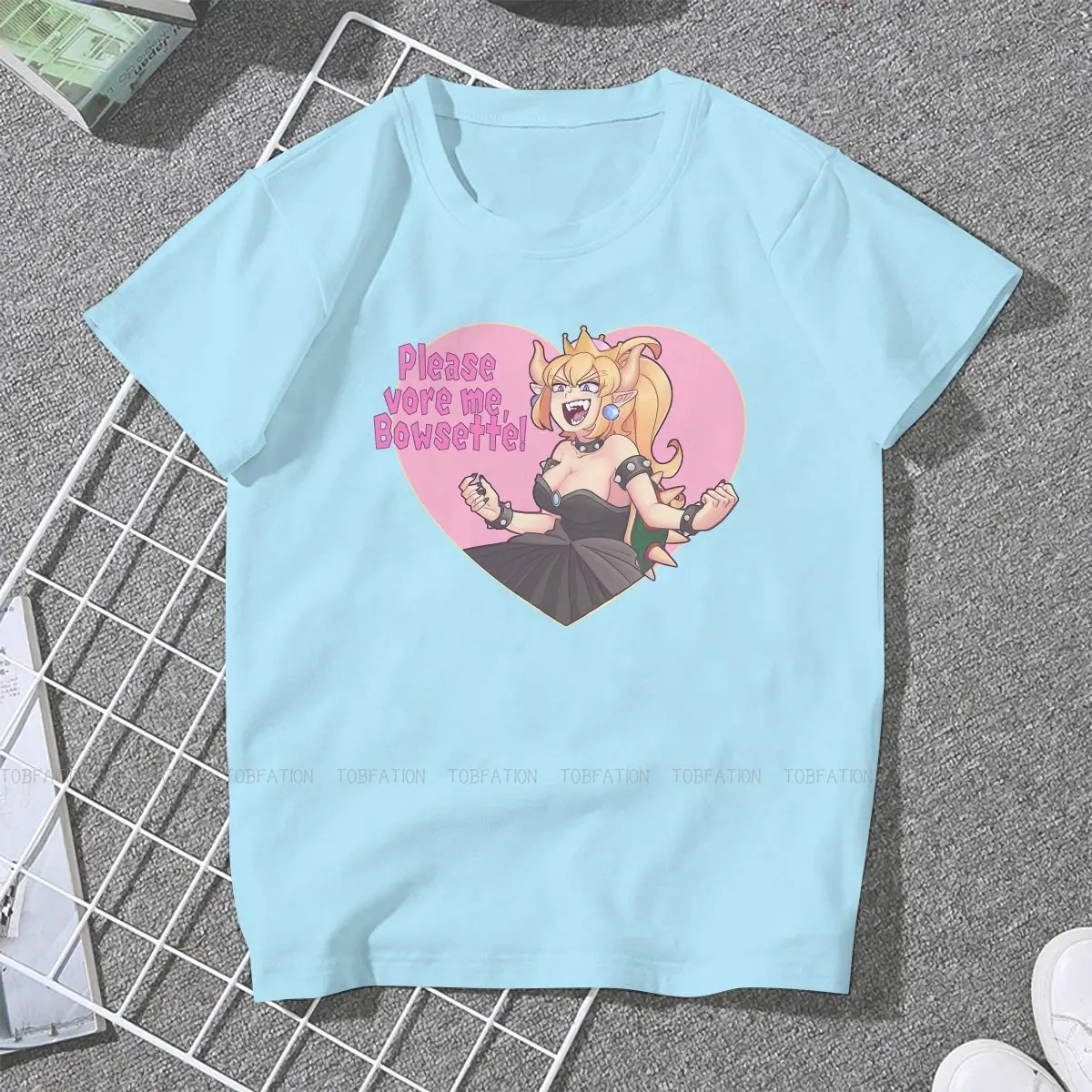 Princess Peach TShirt for Woman Girl Please Vore Me 4XL Casual Tee T Shirt High Quality Fluffy