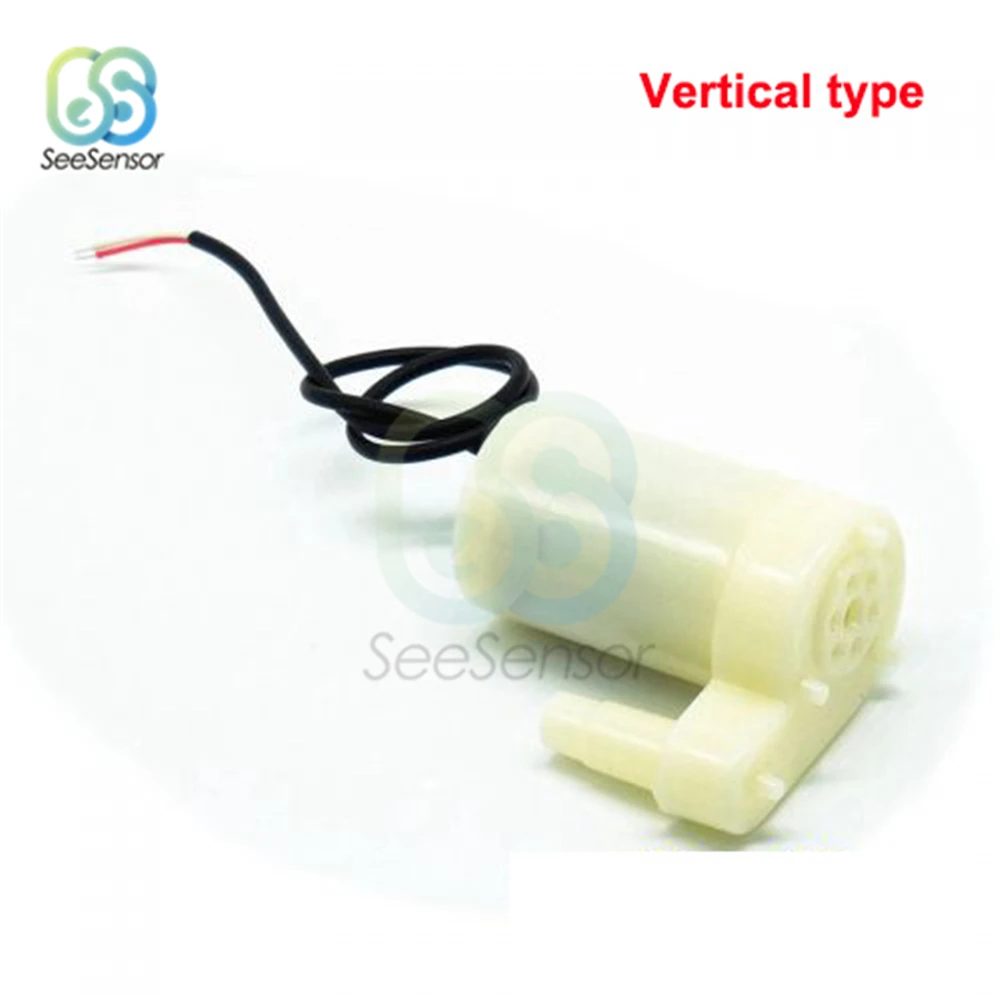 Micro pompa sommergibile del motore di cc pompa idraulica pompa del motore senza spazzola a basso rumore 2.5-6V 80-120L/H