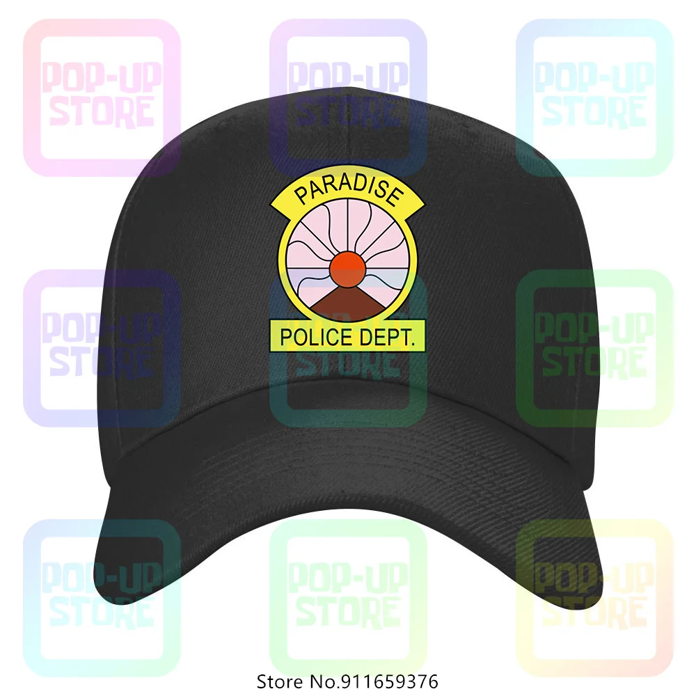 Paradise Pd Unofficial Police Department Badge Tv Adults Cotton Truck Driver caps Baseball Cap For Men&Women