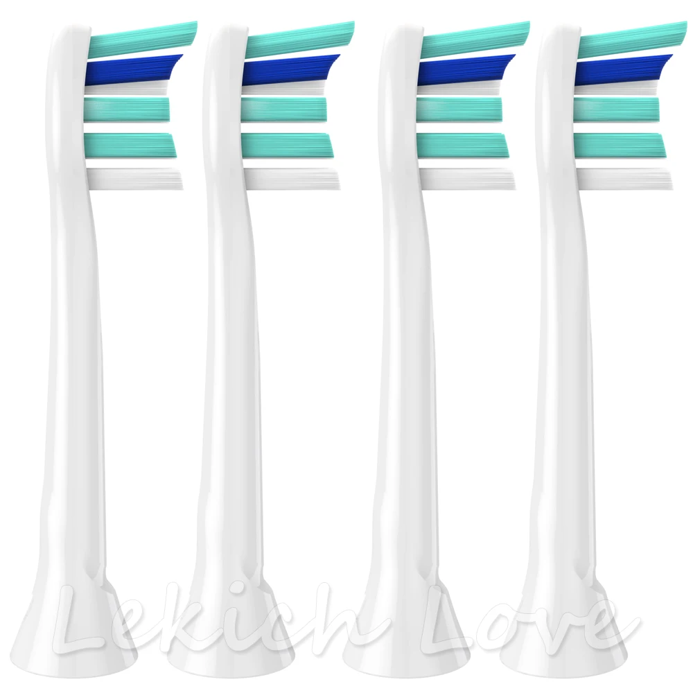 4 Pcs Replacement Toothbrush Heads for Toothbrush Philips Sonicare 2 series hx6232 Philips Diamond Clean Sonicare Flexcare