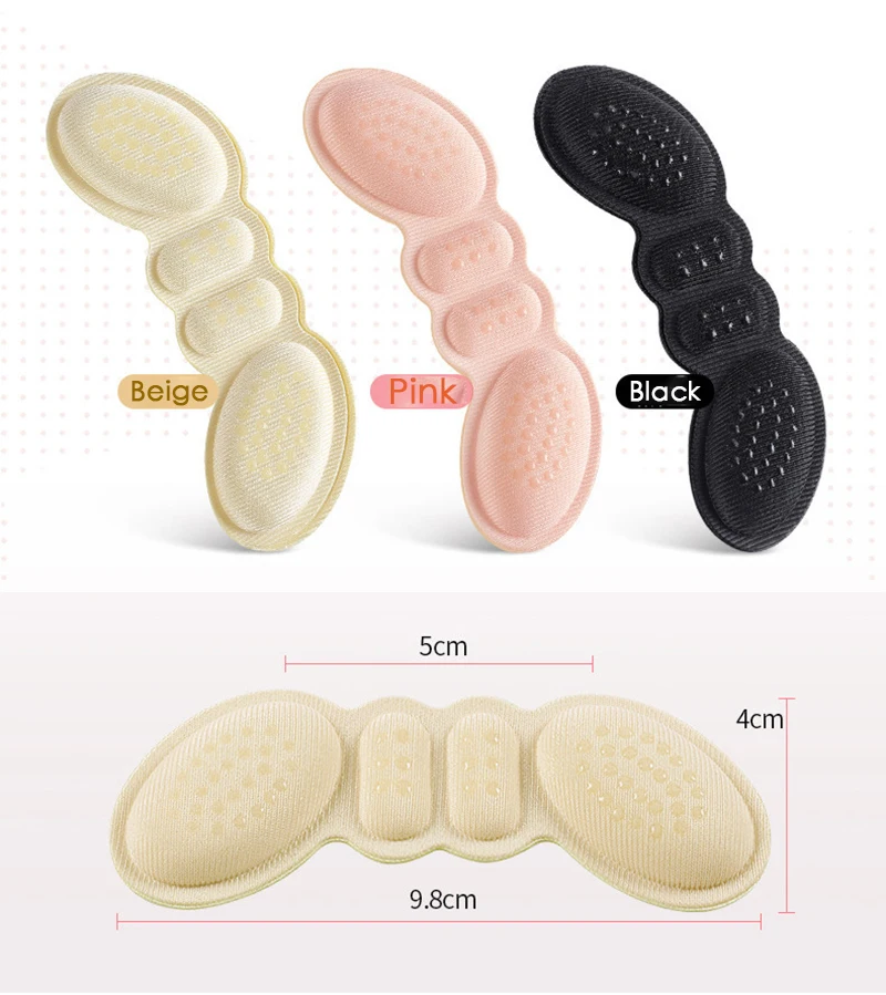 

Women Insoles for Shoes High Heel Pad Adjust Size Adhesive Heels Pads Liner Grips Protector Sticker Pain Relief Foot Care Insert