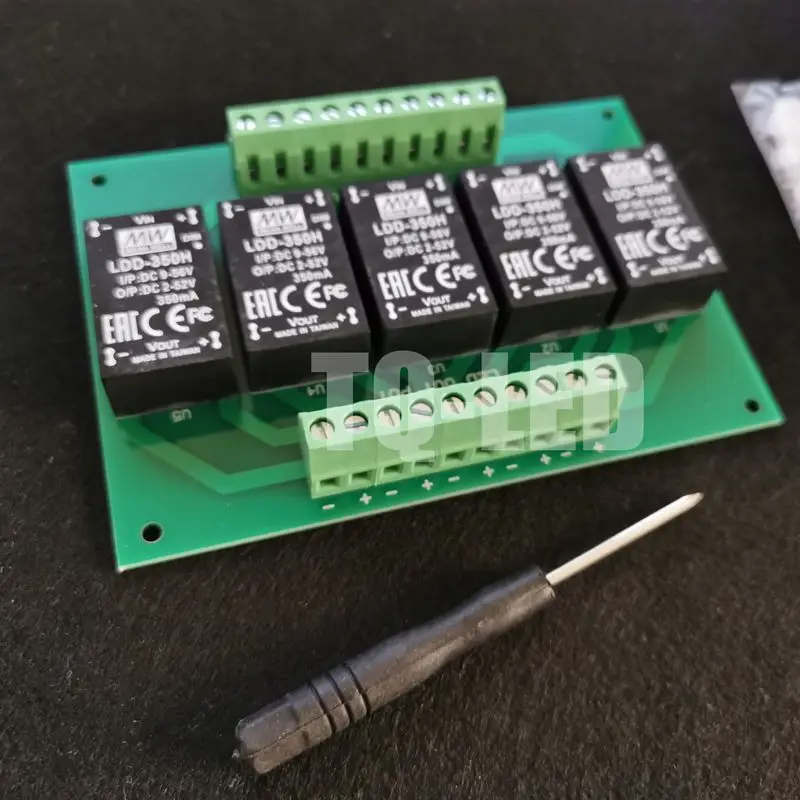 

5 Channels LDD-350H Light Driver Dimming PCB Driver