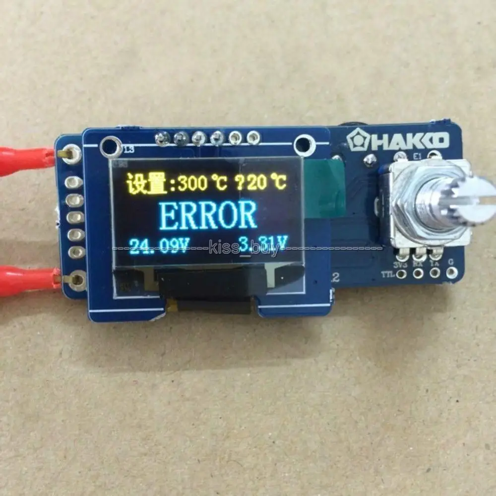 T12 OLED Digital Stazione di Saldatura di Ferro di Temperatura Scheda del Controller LCD display panel PER HAKKO