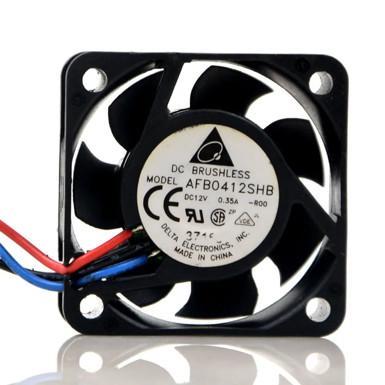 

Delta Electronics AFB0412SHB R00 DC 12V 0.35A 40x40x15mm Server Cooling Fan