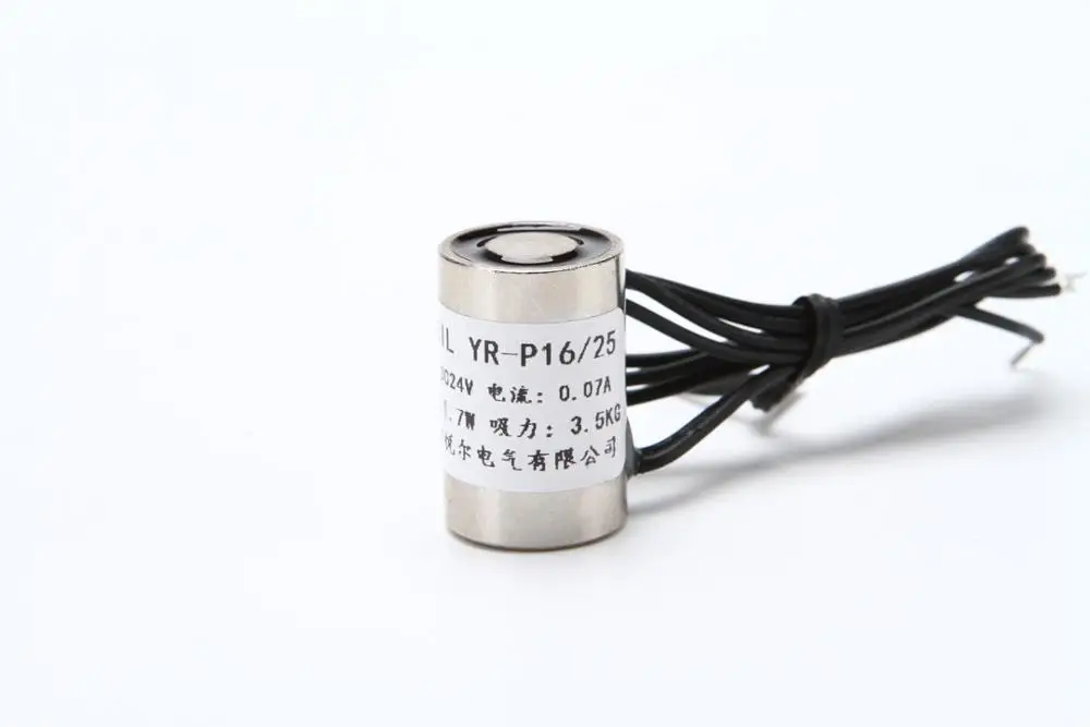 

YR-P16/25 electromagnet 3.5KG DC electromagnet Long-term power supply DC12V24V electromagnetic chuck