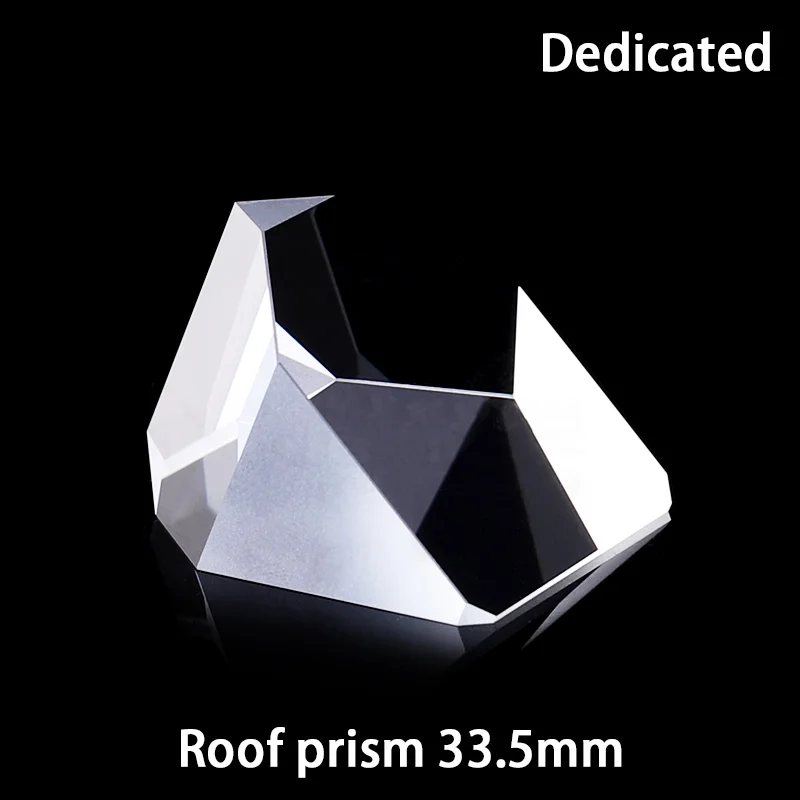 Right-angle roof prism 33.5mm rotating image prism special k9 material suitable for optical light path can be customized