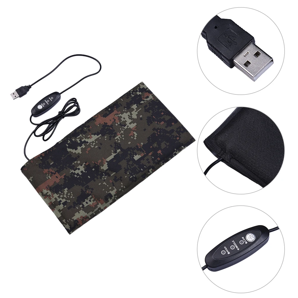 Reptile Heating Pad USB Heating Sheet Carbon Fiber Pet Heating Pad Brooder Incubator Heat Mat 5V2A