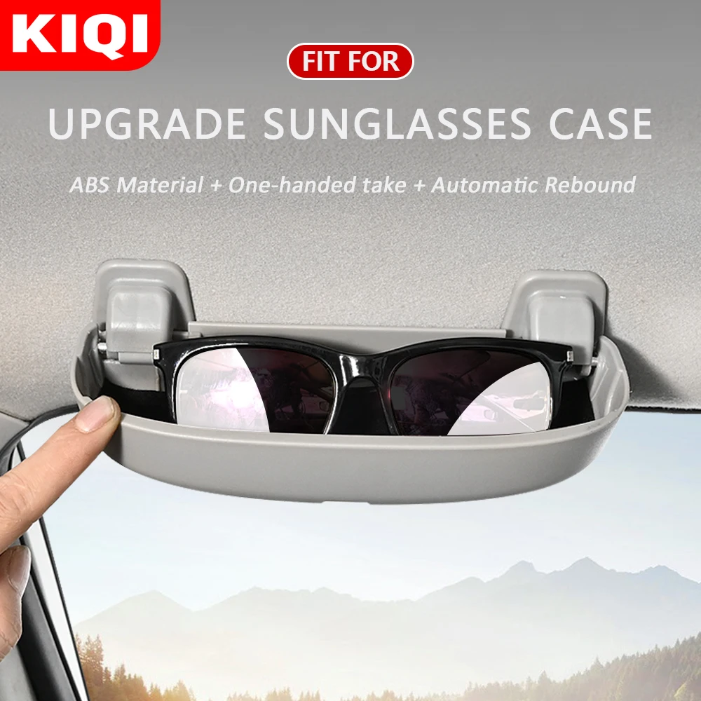 KIQI New Upgrade Car Glasses Case for Citroen C2 C3 C4 C5 2005 - 2021 Glasses Holder Sunglasses Storage Box