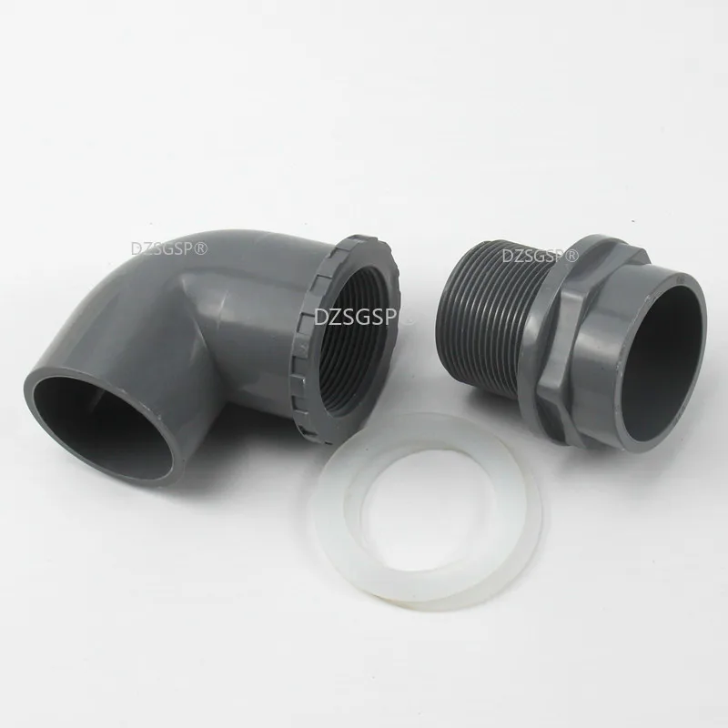 

I.D 20/25/32mm L Type PVC Pipe Connectors Thicken Fish Tank Drain Pipe Joints Garden Irrigation Water Supply Tube Drainage Parts