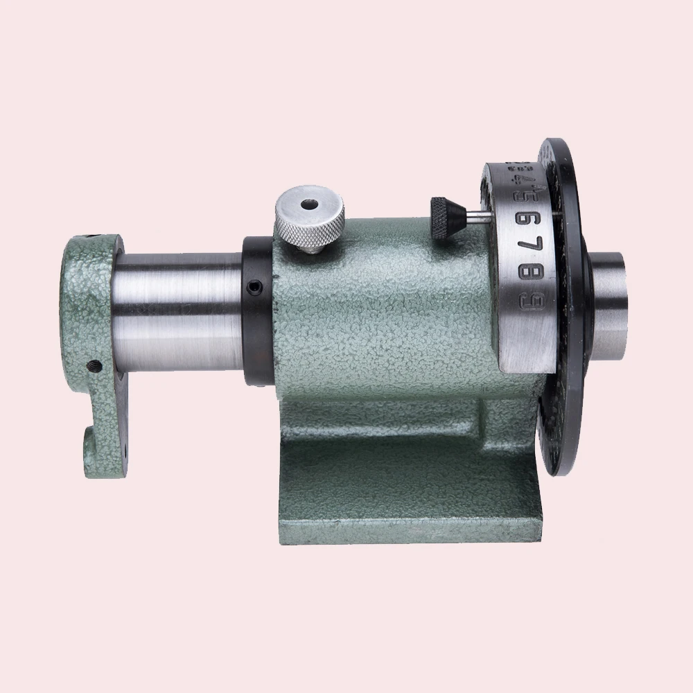 PF70-5C Simple Indexing Head Fast Aliquot เจาะและเครื่องบดกัดสามารถเชื่อมต่อกับ Chuck ได้