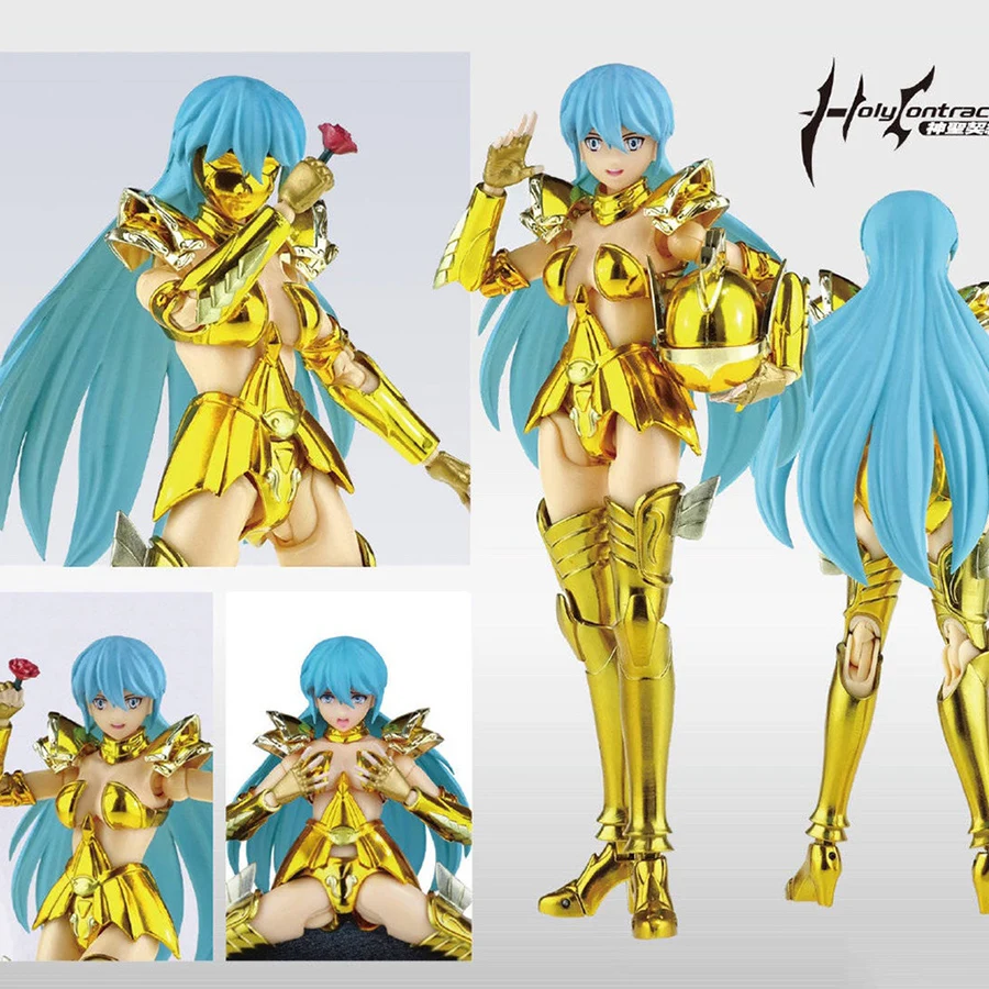 

Great Toys Saint Seiya Myth Cloth EX Holy Contract Female Pisces Venus Knights of the Zodiac Action Figure Saint GT Model