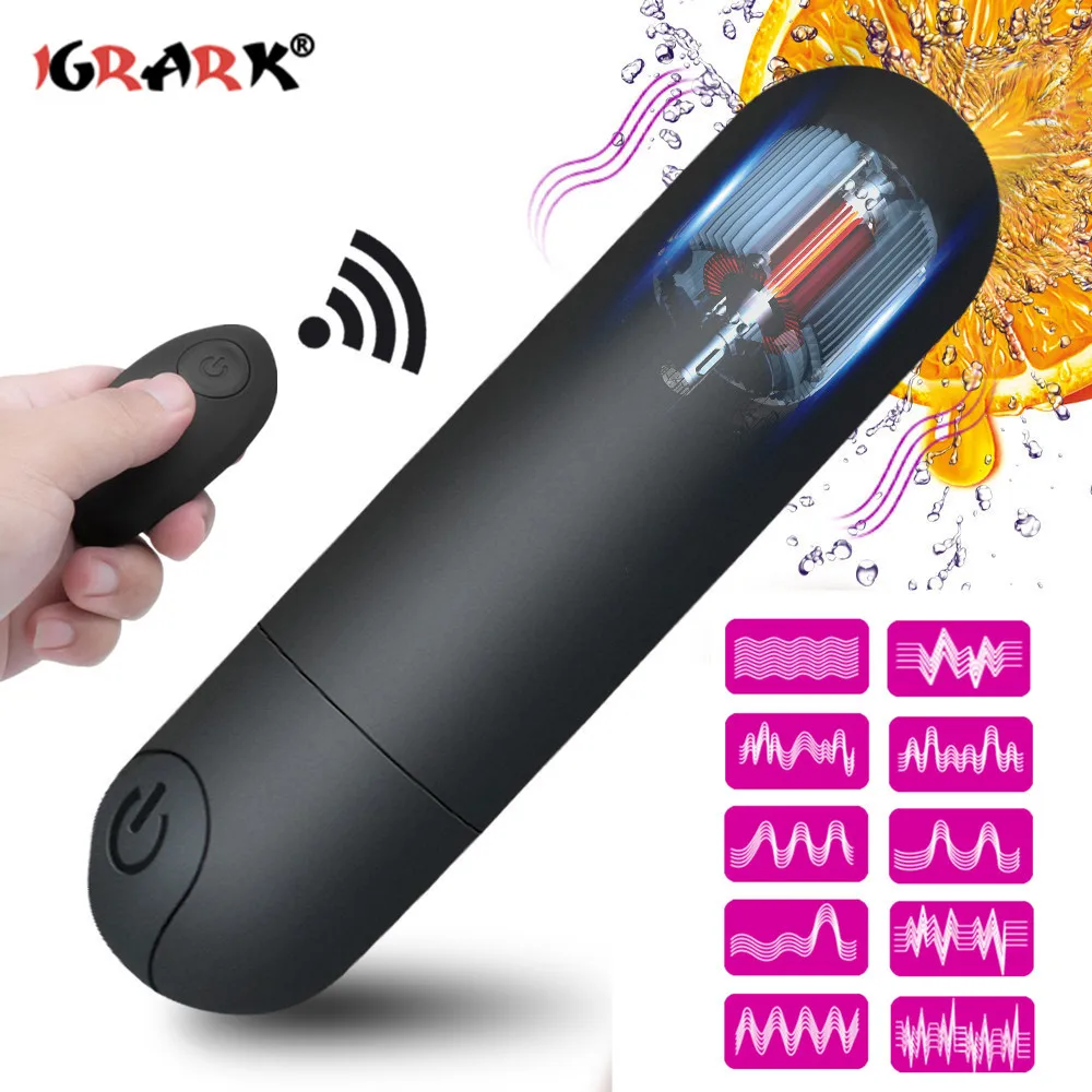 USB Charge Remote Control Mini Powerful Bullet Vibrator Clitoris Stimulator Vaginal Adult Sex Toys for Women Masturbator Shop