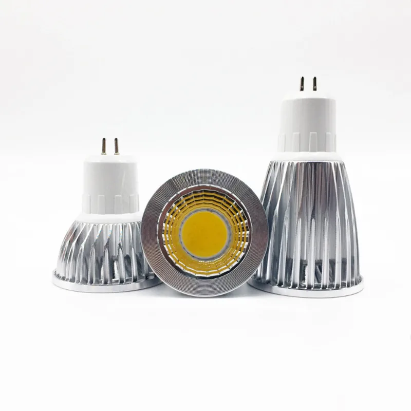 

COB led spotlight 9W 12W 15W led lights E27 E14 GU10 GU5.3 220V MR16 12V Cob led bulb Warm White Cold White lampada led lamp