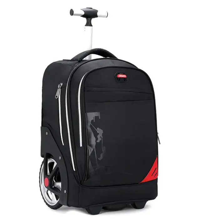 school wheeled Backpack bag Oxford Travel trolley bags travel bag with trolley rolling backpack school backpack bag on wheels