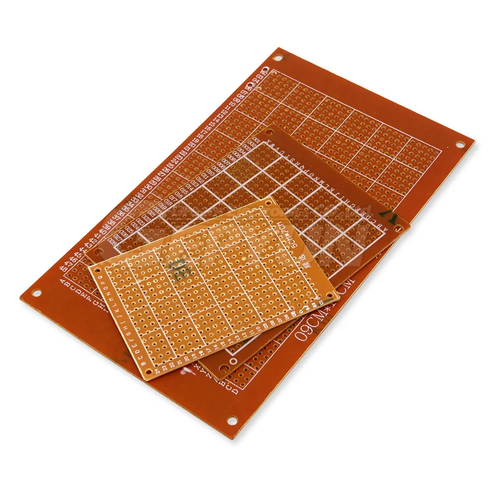 5pcs DIY Prototype Paper PCB Universal Experiment Matrix Circuit Board 5x7 7x9  9x15 cm