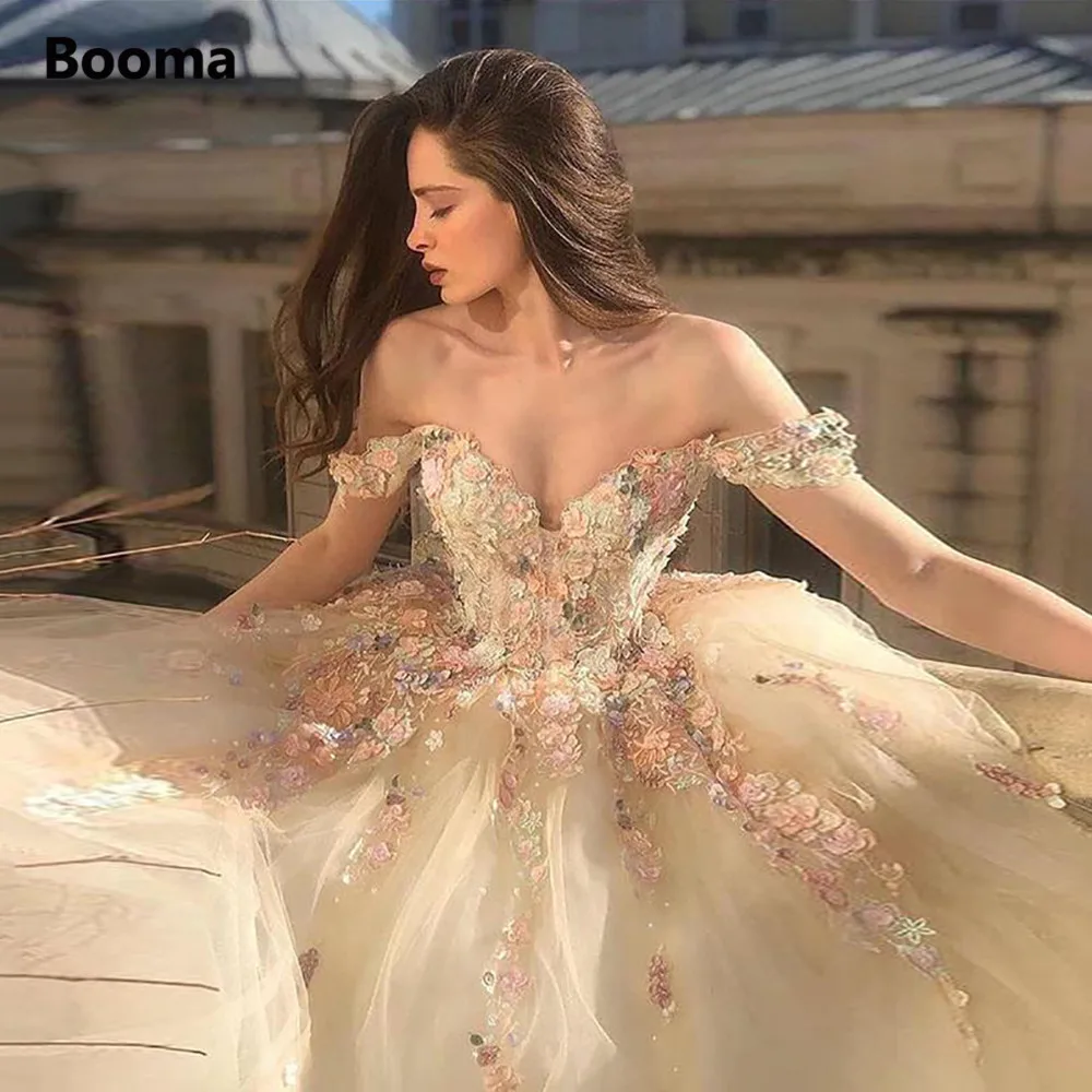 Robe de Rhlongue en tulle avec appliques florales, robes de soirée formelles, robe de Rhde princesse, hors de la chérie initiée, quelle que soit, nickel é