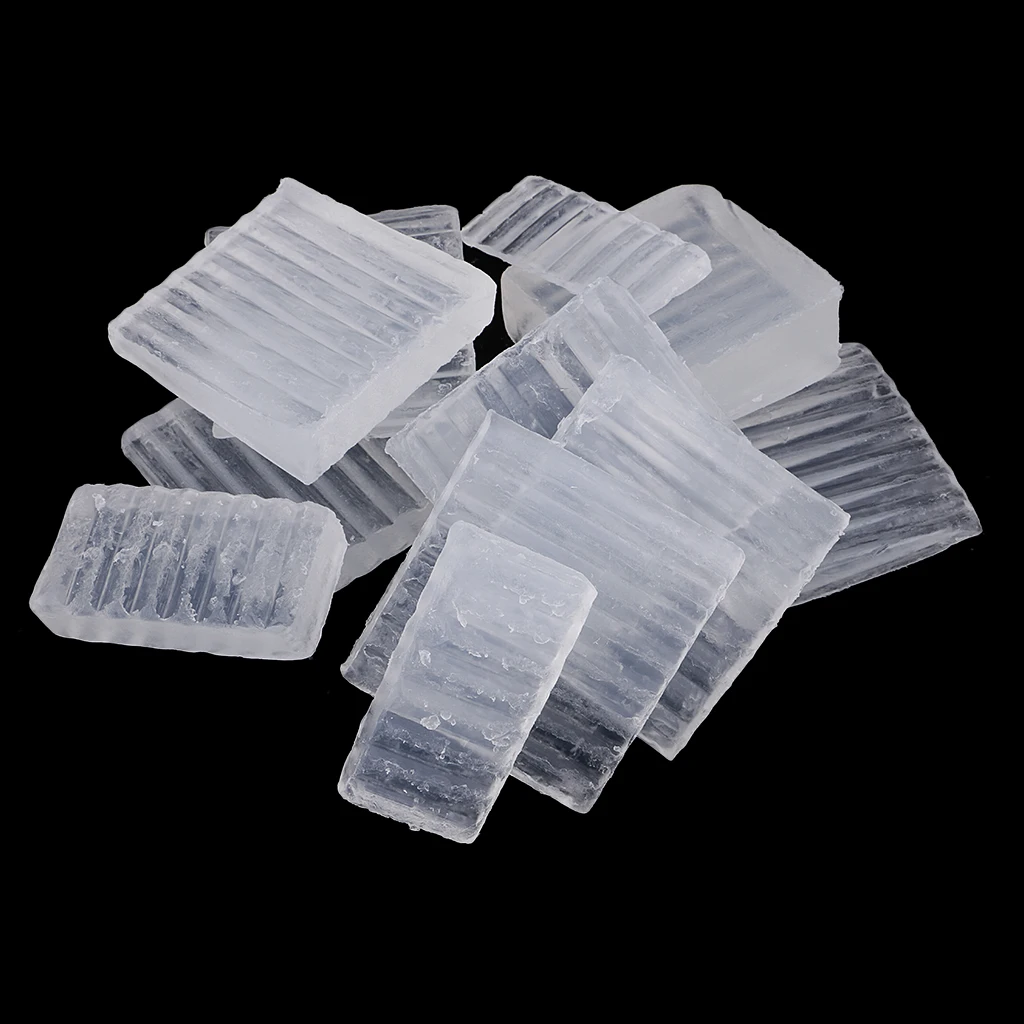 Organic White and Clear Transparent Glycerin Soap Base Melt and Pour All Natural Bar For Handmade Soaps - 500g