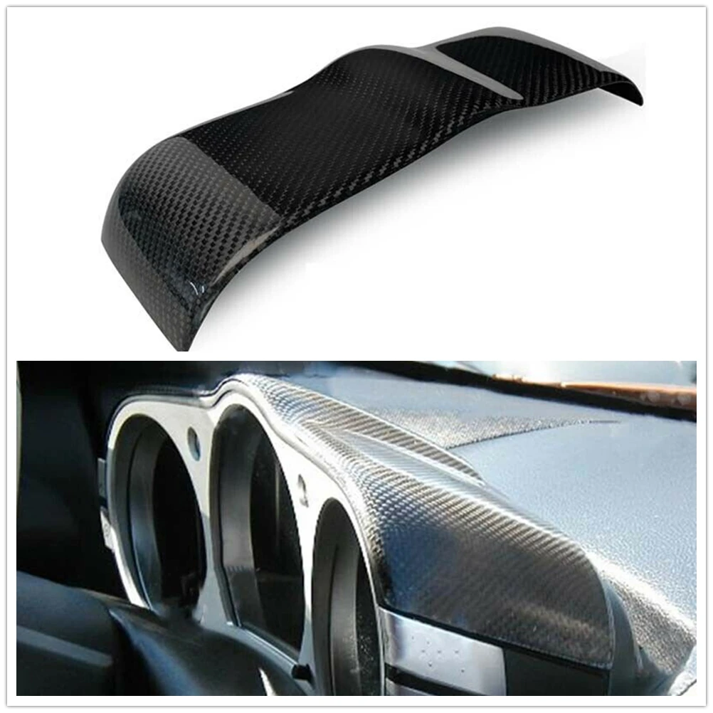 

For Nissan 350Z Z33 2003-2009 Dashboard Speedmeter Cover Trim Real Carbon Fiber Center Console Dash Panel Gauge Pod Cap Shell