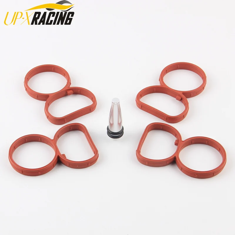 Intake Swirl Flap Delete Blank Plug Bung Metal With Manifold Gaskets Removal Repair Kit For BMW N47