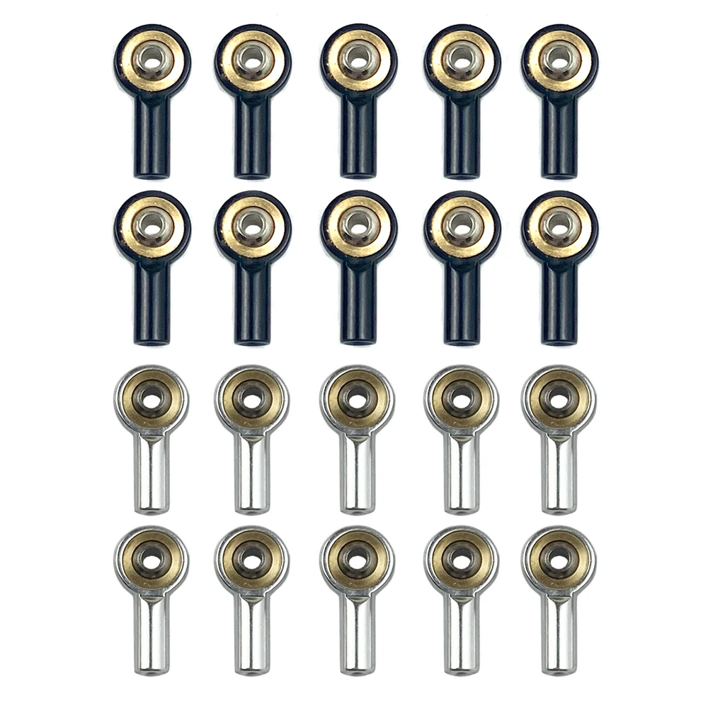 10PCS M2 Kugelgelenk Metall Universal Joint Ball Kopf Schnalle Lenk Gestänge Spurstangenkopf Mini Pleuel für RC Boote