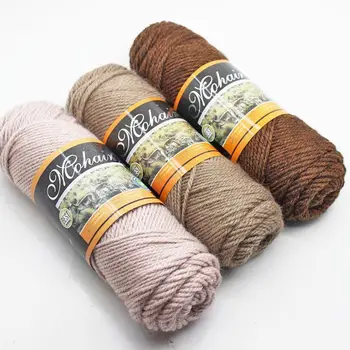 알파카 양모 핸드 니트 중간 두께 모자 코트, 후크 뜨개질 스카프, 아기 숄 털실, 스피닝 쥬얼리 액세서리, 100g, 1 개