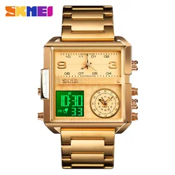 SKMEI orologio sportivo da uomo Top Luxury Brand orologio da polso impermeabile da uomo orologi digitali analogici al quarzo Relogio Masculino 1584