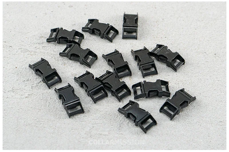 1pc Metal Colorful Side Release Curved Buckles Durable Plated Buckle 10mm, 15mm, 20mm, 25mm Dog Collar Paracord DIY Accessories