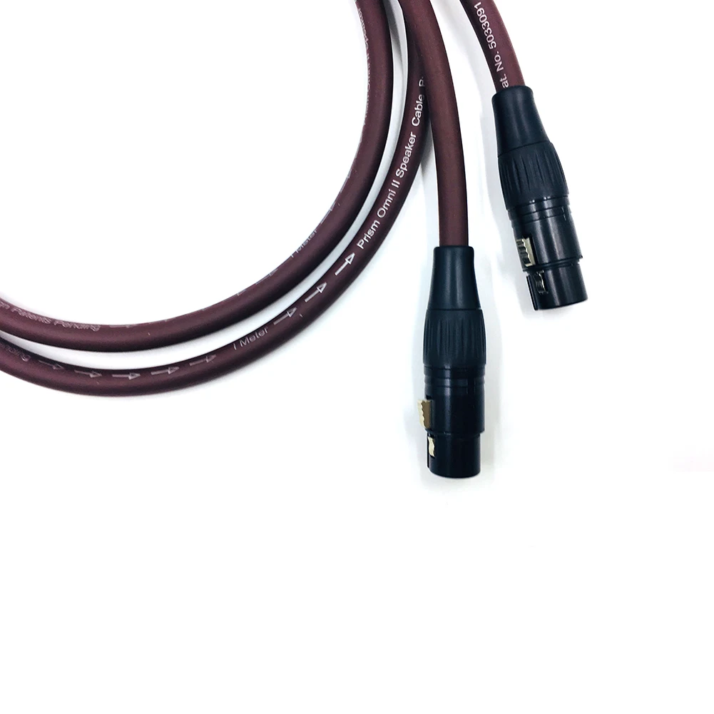 زوج من Thouliess HIFI WBT-0144 RCA إلى XLR أنثى كابل ربط متوازن XLR كابل صوت RCA مع سلك المنشور OMNI2