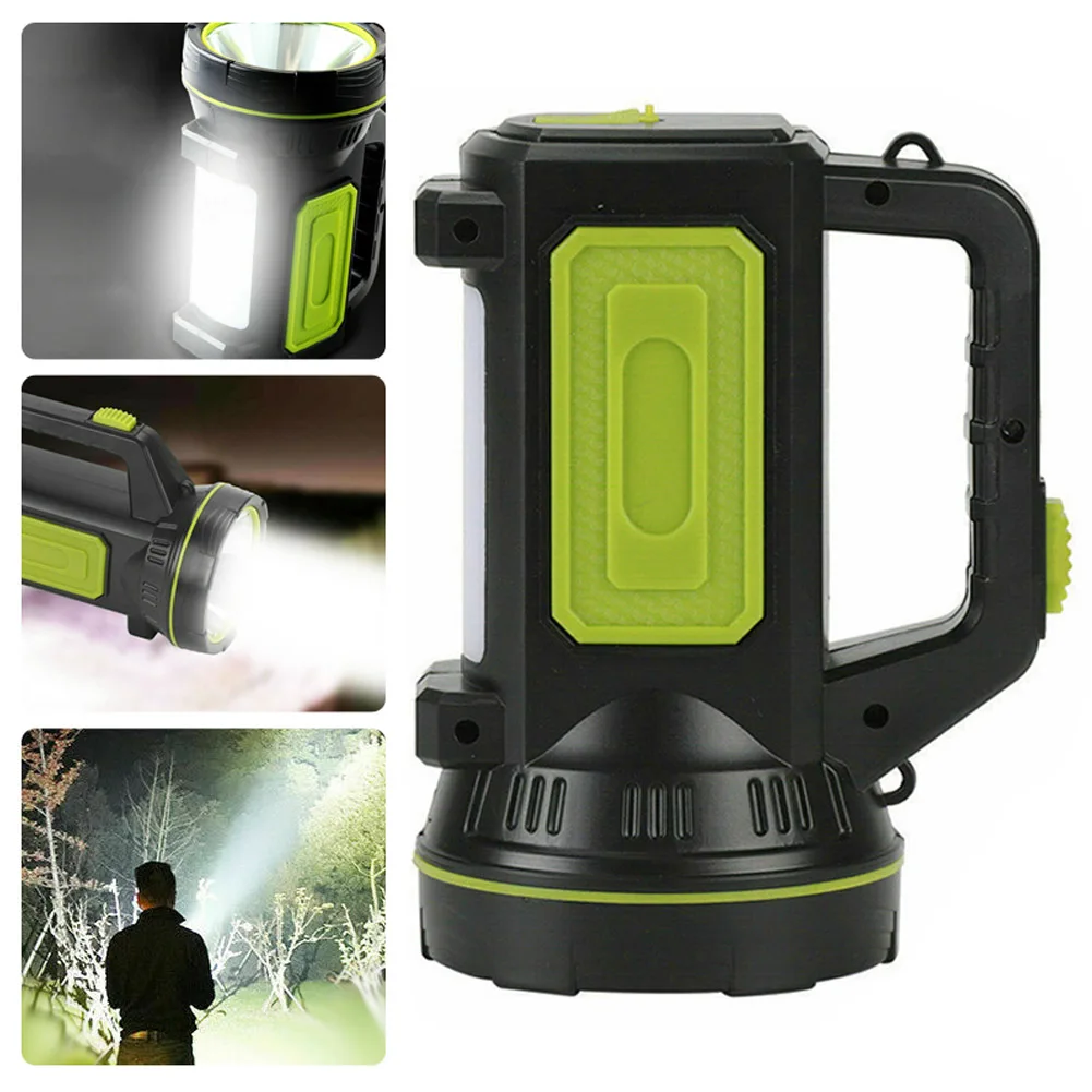 500m High Power Powerful Led Flashlight Portable Searchlight Rechargeable Spotlight Hunting Lamp Camping Outdoor Lighting