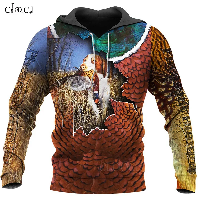 HX Neueste Beliebte Tier Hund Jagd 3D Druck Hoodie Männer Trainingsanzug Herbst Langarm Pullover Mode Tops Drop Shipping