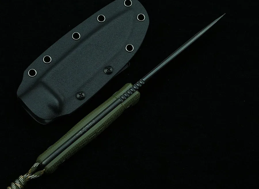 LEMIFSHE POHL cuchillo fijo hoja Niolox G10 mango al aire libre Camping caza supervivencia cocina herramienta EDC multifuncional