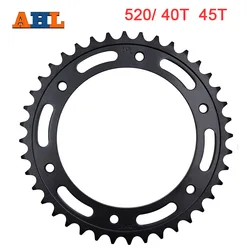 AHL Motorcycle 520 40T 45T Rear Sprocket Gear Chain Wheel For BMW F650 Funduro F650GS F650ST Strada G310GS G310R G650GS Sertao