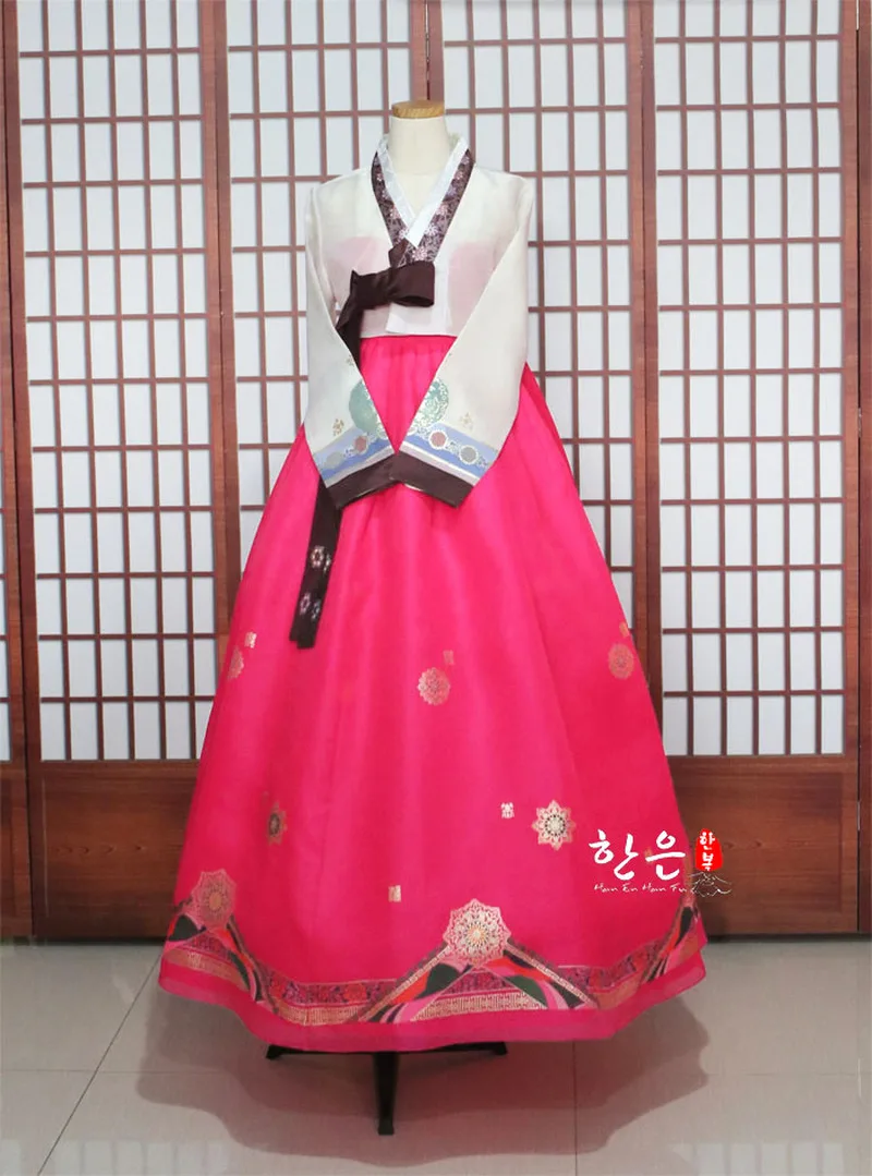 

Korea Imported Fabrics / New Improved Hanbok / Stage Hanbok / / To Dry Clean