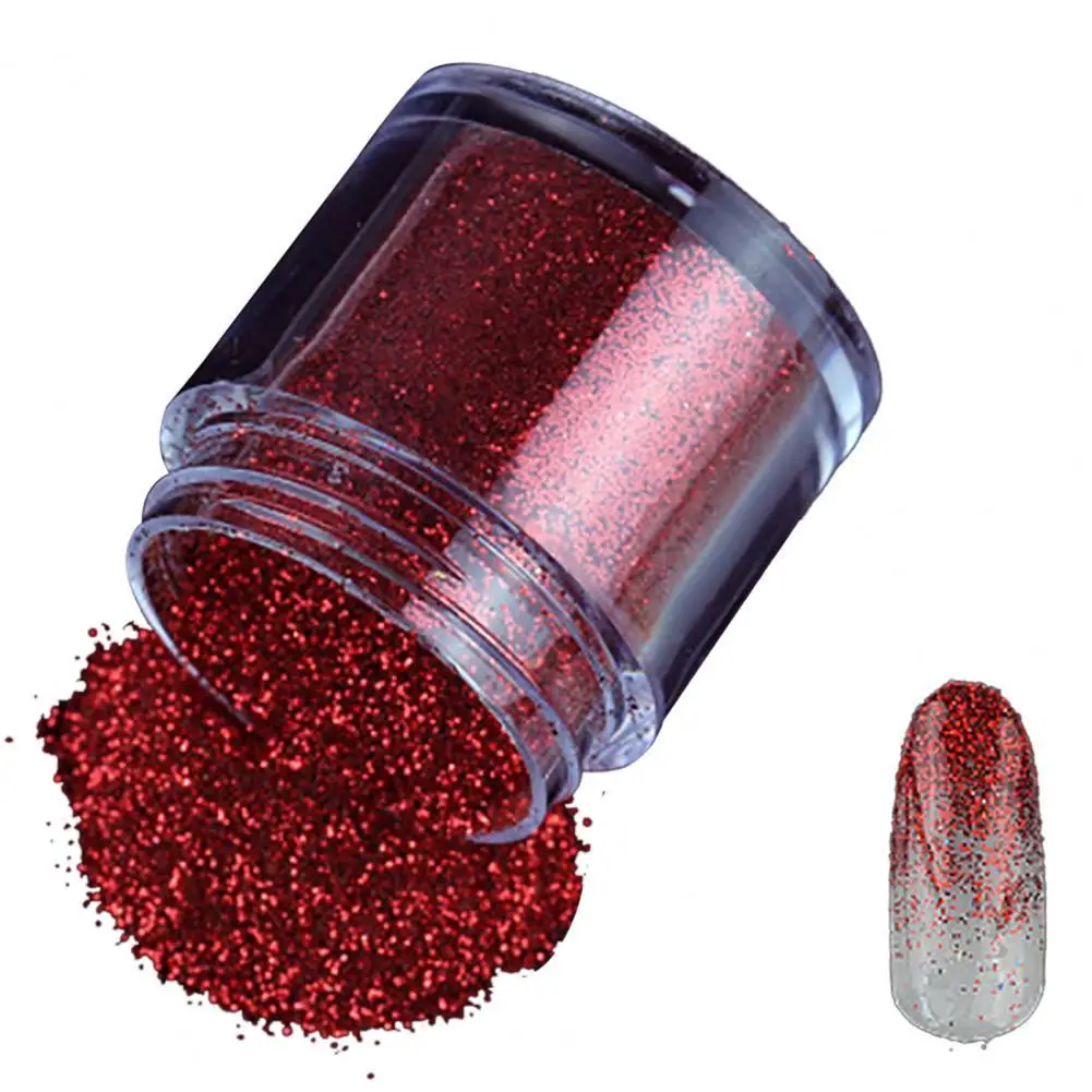 10g Fashion Nail Glitter Powder Laser Color-Changing Nails Art Decor Accessories Manicure Salon Glitter Powder Tools