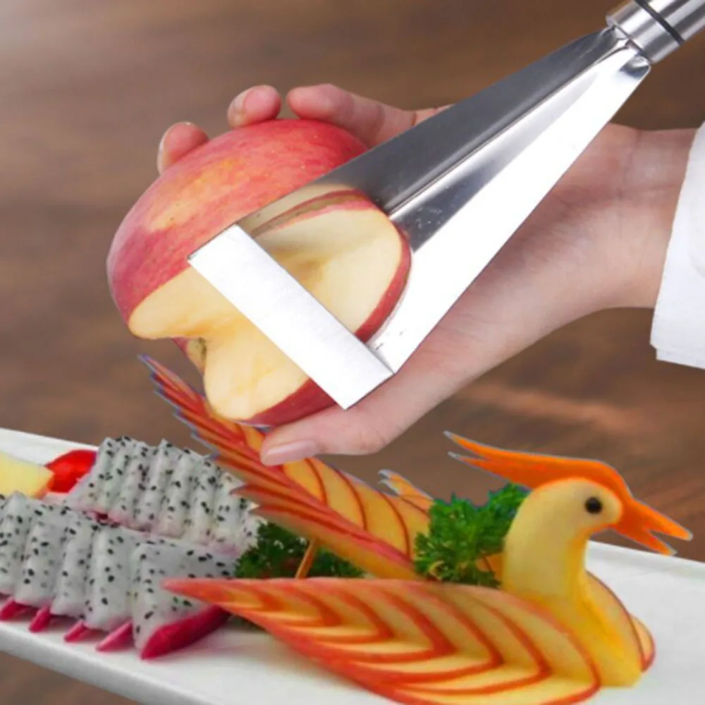 

Salad Creative Shape Divider Carved Watermelon Vegetables and Fruits Platter Peeling and Peeling Knife