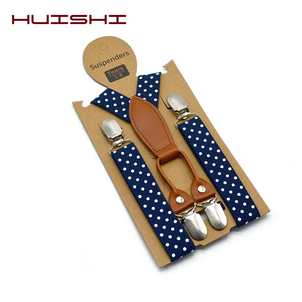 HUISHI-tirantes para niños y niñas, traje de esmoquin a juego con puntos de amor, correas elásticas ajustables, Unisex, para boda