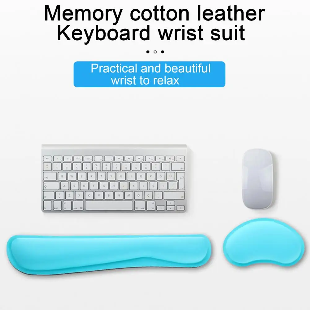 Wrist Rest Pad Professional Comfortable Memory Cotton Keyboard Mouse Wrist Hand Rest Mat for PC Laptop