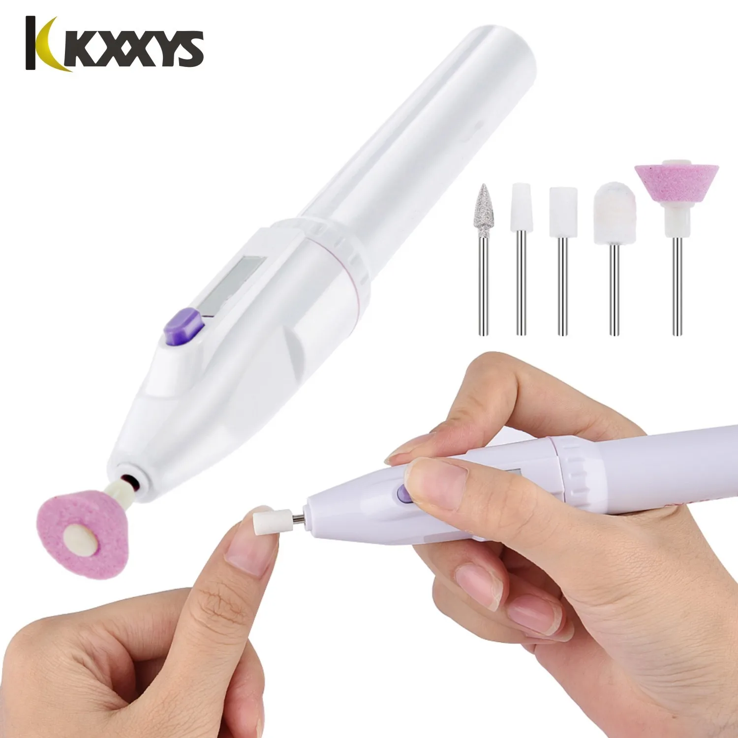 

5-in-1 Electric Nail Drill Kit – Portable Manicure Pen, Grinding & Polishing Tool for Home & Salon Use