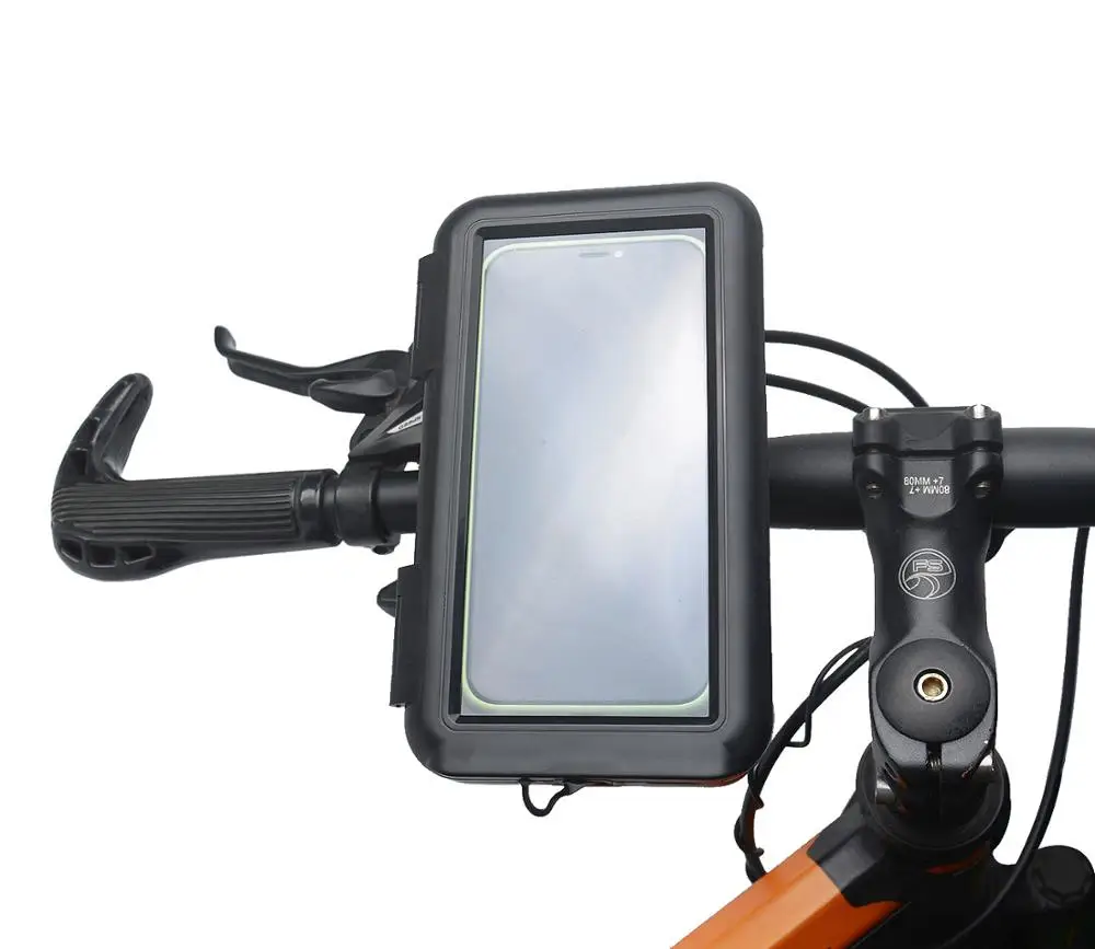 Waterproof Phone Case for Motorcycle, E-Bike Mobile Bracket Cover, Bicycle Holder, GPS Bag for iPhone 14, 13, 12 Pro, 6.8" image 3