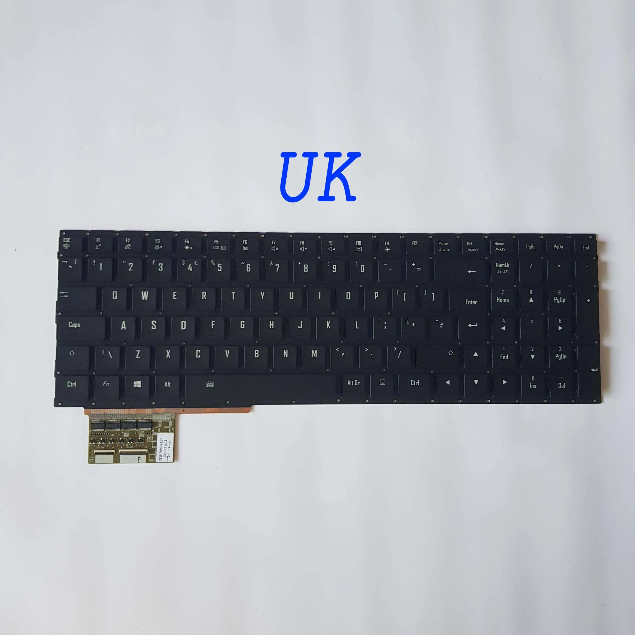 Engels Uk Het Doorschijnende Toetsenbord Voor Gigabyte Voor Aero 15 Ons Tw Zonder Frame