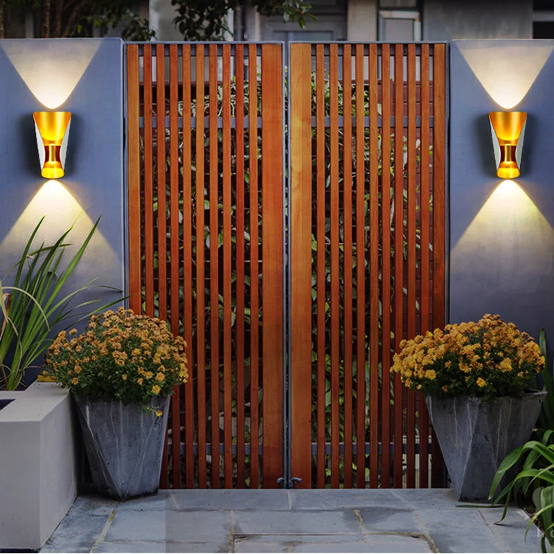 Retro Outdoor Waterproof Lamp Hotel Aisle Modern Courtyard Wall Led Personalized IP65 gardern terraza  outdoor lighting