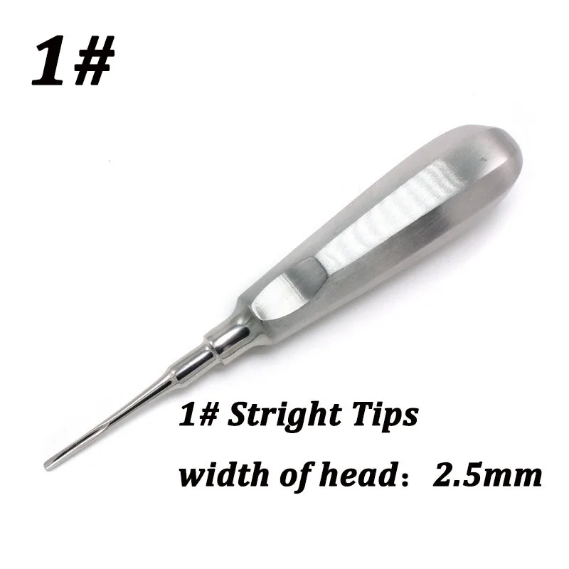 Stright Curved Root Elevator Stainless Steel Dental Elevator Tooth Dentist Tools Dental Lab Instrument