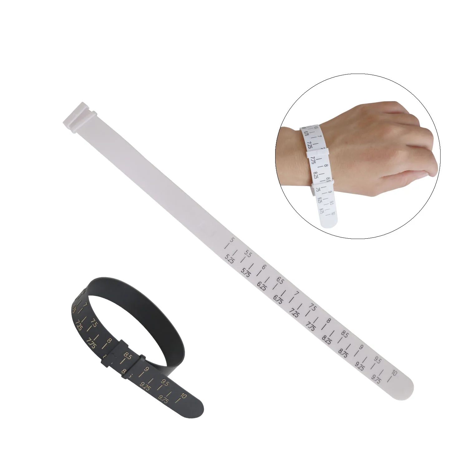 

1PC High Quality Bracelet Sizer Gauge Adjustable Bangle size Measures Jewelry Making Bracelet Sizing Tools jewelry shop DIY Tool