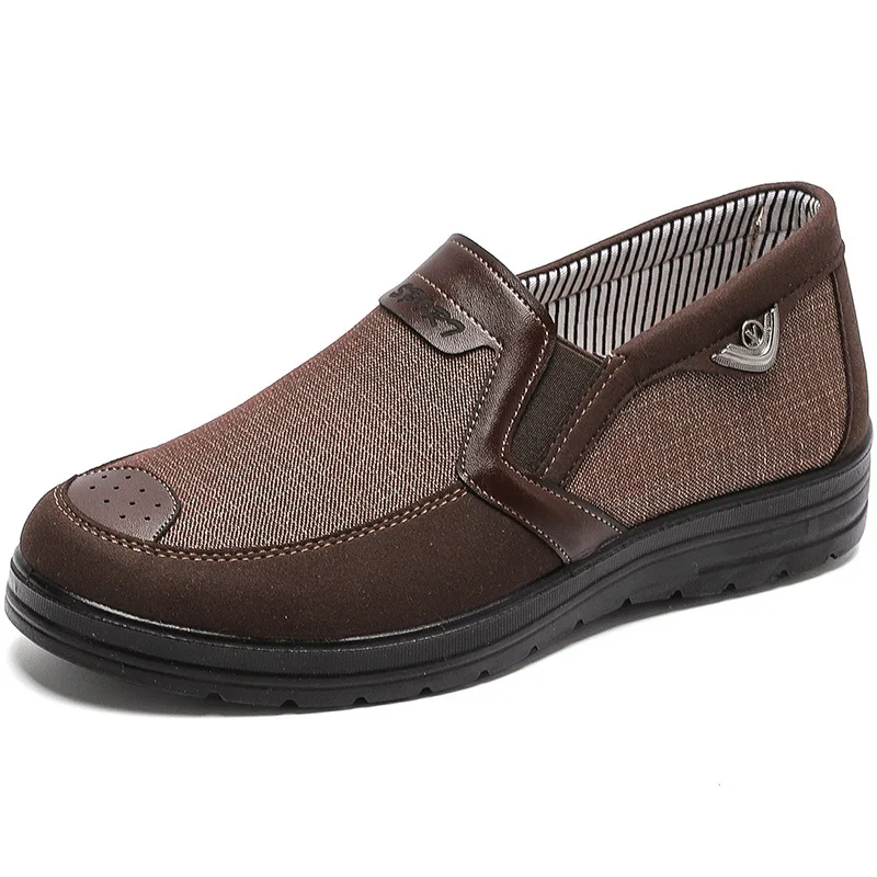 Canvas Loafers Shoes Slip on Men Casual Shoes Summer Breathable Fashion Soft Flat Driving Shoes698